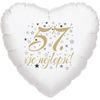57. narozeniny balónek srdce