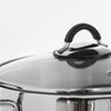 DALIE Stainless Steel Casserole 2.6 L with Glass Lid