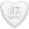 37. narozeniny balónek srdce