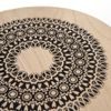 MANDALA fa lábtörlő 20 cm átmérőjű