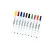 Set of 10 Textile Markers - 3.9mm tip width, 1.8mm line