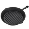 Öntöttvas grill serpenyő steakekhez, bordázott aljjal - átmérő 24 cm