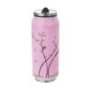 Heart and Tree Design Pink Thermos Can 0.4 L