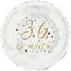 36. narodeninový balón kruh