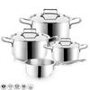 Anett 7-Piece Stainless Steel Cookware Set