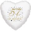 57. narozeniny balónek srdce