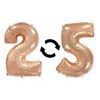 Balloon foil numerals rose gold - Rose Gold 115 cm - 2 or 5
