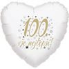 100. narozeniny balónek srdce