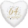 64. narodeninový balónik srdce