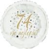 74. narozeniny balónek kruh