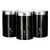 Sada 3 dóz na potraviny Royal Black Collection