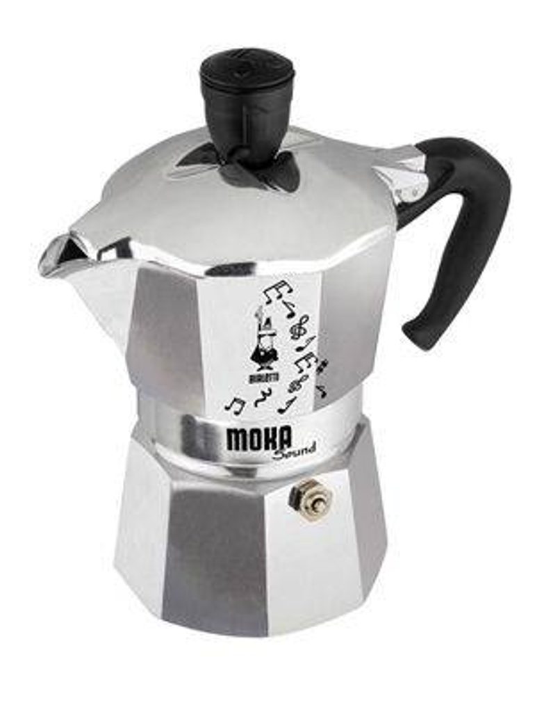 Moka konvička - kávovar Sound na 3 šálky | Bialetti | Príprava kávy |  Dometa | kvalitné domáce potreby