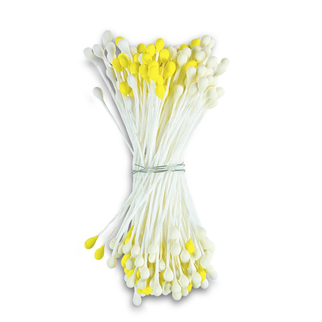 Piestiky na tvorbu kvetov - biele a žlté 144ks | Städter | Kvetinárske  potreby | Dometa | kvalitné domáce potreby