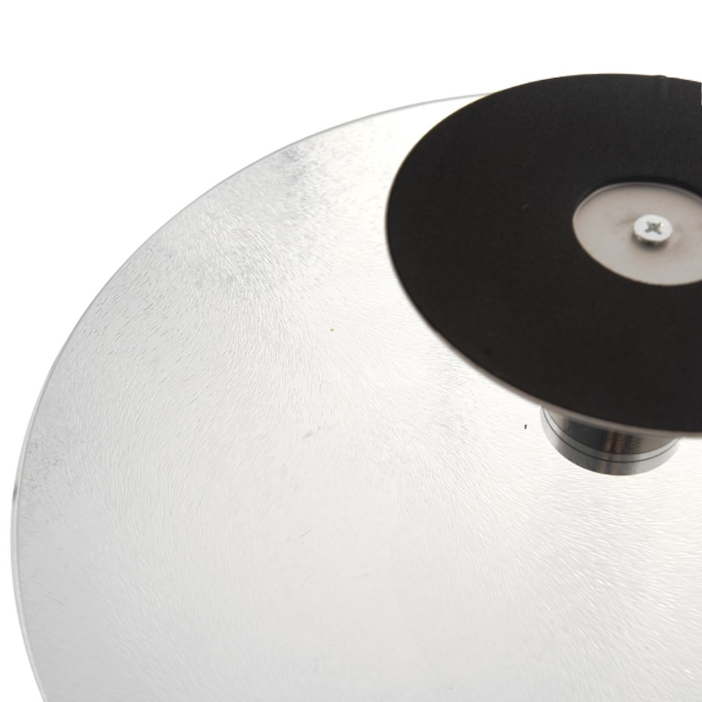 Servírovací podnos - otočný stojan na torty - sklenená oceľ - priemer 30 cm  | Stojany Lazy susan | Dometa | kvalitné domáce potreby