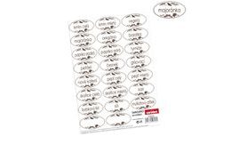 Stickers for spices - 21 pcs