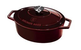 Pekáč litinový s poklicí 30 cm Burgundy Line BERLINGERHAUS BH-6499