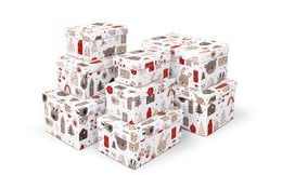 hvězda závěs červená 44x12cm JK-6067A 8885696
