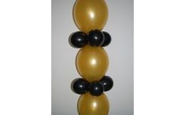 Fóliový balón písmeno "W", 35 cm, strieborný (NELZE PLNIT HELIEM)