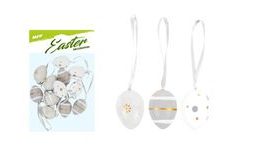 vajíčka plast 4cm/12ks mix S190099-GRA 2221408