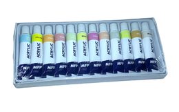 Acrylic pastel colours 12pcs