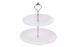 Cake stand, 3 tiers with a central column