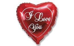 Foil balloon I LOVE YOU heart 45cm