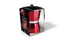 Konvice na espresso 6 šálků Burgundy Metallic Line BERLINGERHAUS BH-6388 300ml