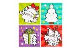 fólie vánoční do koupelny 20x20cm mix motivů 8886074