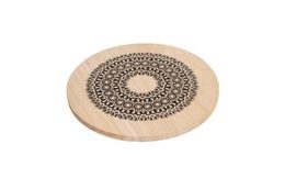 Drevená podložka pod kvetináč MANDALA 20 cm