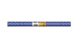 krepový papír role 50x200cm modrý bílé hvězdy 5811370