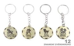 Klíčenka W016519 kulatá - Zodiac