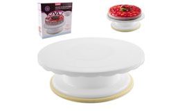 Cake turntable Lazy Susan (for serving, icing and decorating) 39 cm + free gift