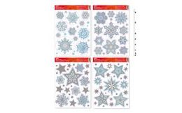 okenní fólie vánoce glitr VA002 30x42cm 8885722