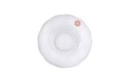 Fehér porcelán podšálek 15,5 cm