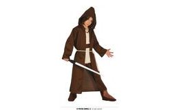 Kostým - hnědý plášť - Star Wars Jedi - vel. (10-12 let)