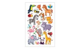 Tetovací obtisky 16007 8,5 x 13 cm, zvířátka