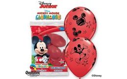 Balloons Mickey 30 cm - 6 pcs