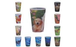 Műanyag pohár VILÁG 3D 0,3 l