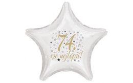 74. narozeniny balónek hvězda