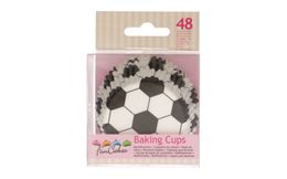 Baking Cups - Football - pack 48 pcs