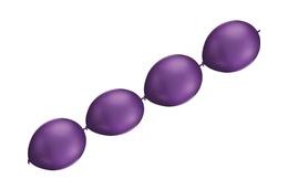 Balloons chain purple