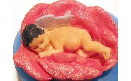 Silicone Mould - Fairy Baby in Rose