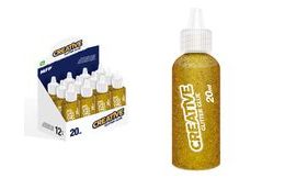 lepidlo glitrové 20ml zlaté 6330633