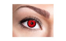 Contact lenses - red metatron - Halloween