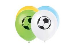 Latex balloons FOTBAL 30 cm, 8 pcs