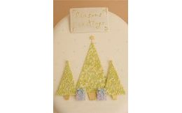 Patchwork extruder Christmas trees