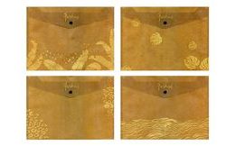 složka M druk A5 PP potisk LUX mix č.5 fashion hnědozlaté 5370599