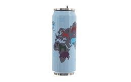 World Themed Stainless Steel Thermos 0.5 L