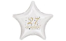 27. narozeniny balónek hvězda