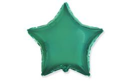 Balloon foil 45 cm Star green TYRKEY